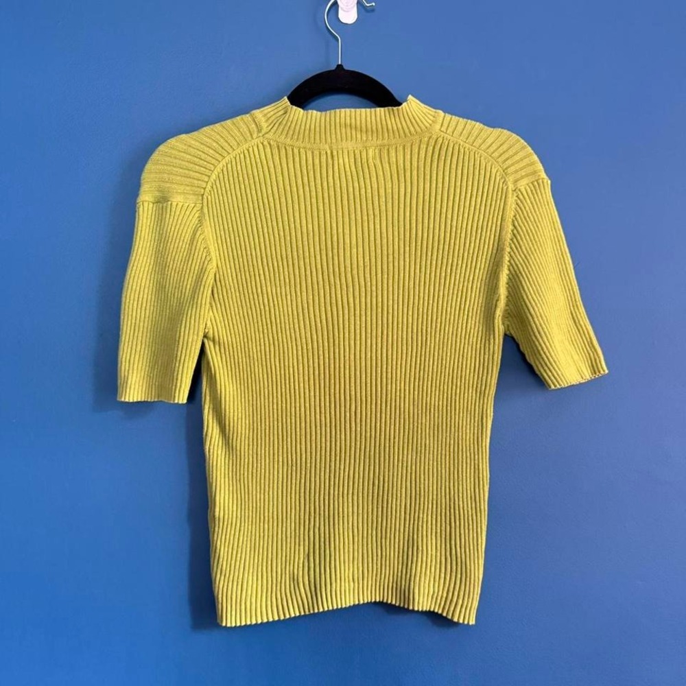 Chartreuse Ribbed Sweater - bossini - Picture 6 of 8